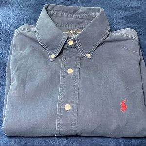 Ralph Lauren Shirt Mens L Button Down Long Sleeve Blaire